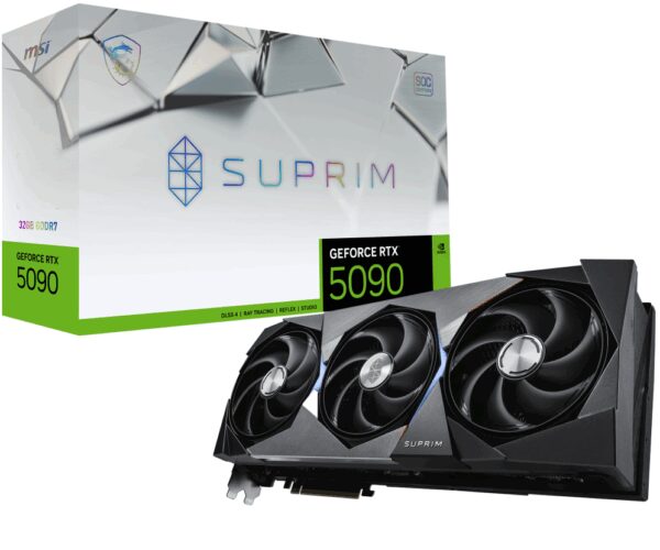 Tarjeta grafica msi rtx 5090 suprim soc 32gb gddr7 -  3x dp -  1x hdmi pci express 5.0