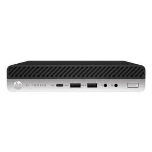 Ordenador reacondicionado mini hp elitedesk 800 g3 - i5 - 6th - 8gb - 256gb m2 - win 10 pro - sin cable trébol - sin vga