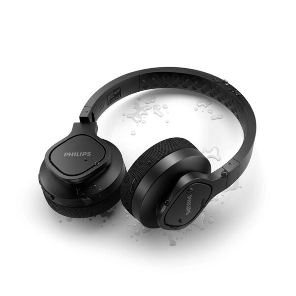Auriculares inalambricos philips taa4216bk - 00 color negro bt almohadillas lavables - Imagen 3