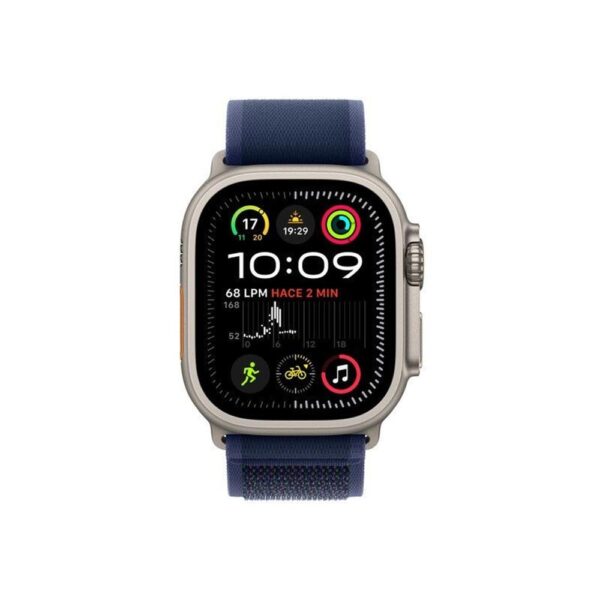 Smartwatch apple watch ultra 2 gps + cell 49mm natural titanium case blue trail loop m - l - Imagen 2