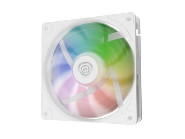 Ventilador caja gaming genesis oxal 120 argb blanco 120mm - Imagen 2