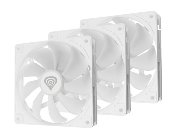 Ventilador caja gaming genesis oxal 120 argb blanco 3 x 120mm - Imagen 3