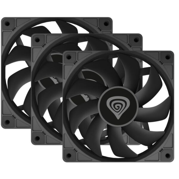 Ventilador caja genesis oxal 120 negro 3 x 120mm - Imagen 2