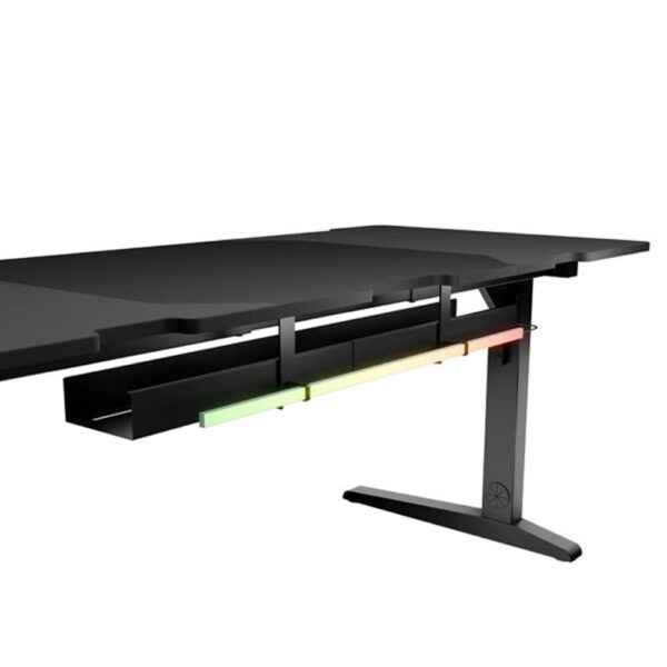 Mesa gaming genesis holm modular 160 rgb esquina negro 160x75 cm - Imagen 2
