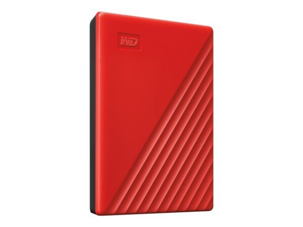 Disco duro externo hdd wd western digital 4tb my passport usb 3.2 rojo - Imagen 3