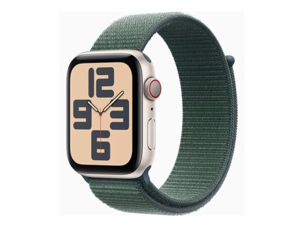 Smartwatch apple watch se gps + cell 44mm starlight aluminium green sport loop - Imagen 2