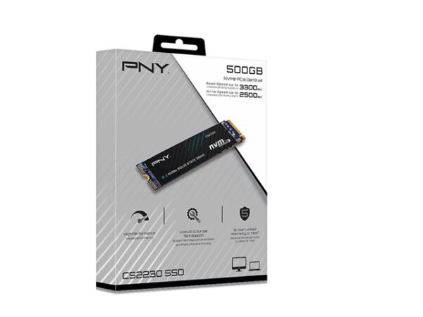 Disco duro interno ssd pny cs2230 500gb m.2 pcie 3.0 nvme - Imagen 3