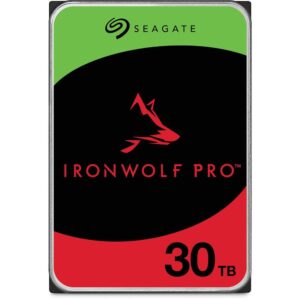 Disco duro interno hdd seagate ironwolf pro nas st30000nt011 30tb 3.5 pulgadas 7200rpm -  512mb -  sata 600