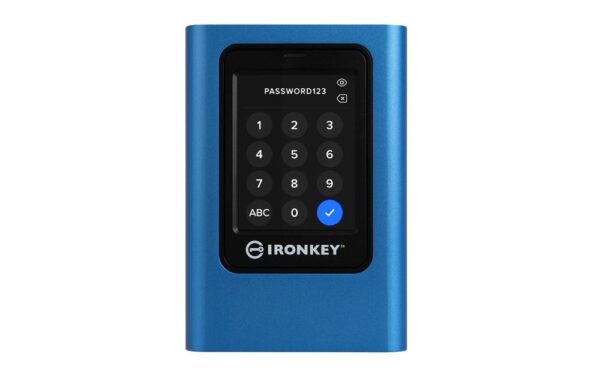 Disco duro externo ssd kingston ironkey vault privacy 80 1.92tb usb tipo c - Imagen 2