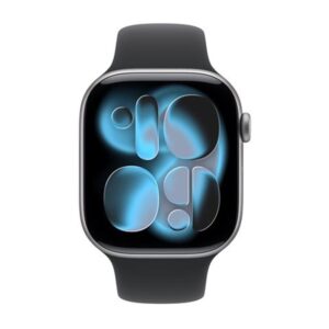 Smartwatch apple watch s11 gps 46mm space grey aluminium case  black sport band -  m - l