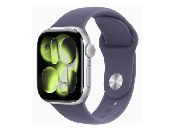 Smartwatch apple watch s11 gps 42mm silver aluminium case purple mist sport band s - m - Imagen 2