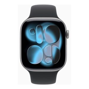 Smartwatch apple watch s11 gps + cellular 46mm space grey aluminium case  black sport band -  m - l