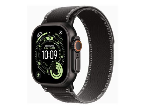 Smartwatch apple watch ultra 3 gps + cellular 49mm black titanium case  black - charcoal trail loop -  m - l - Imagen 2