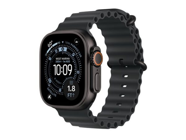 Smartwatch apple watch ultra 3 gps + cellular 49mm black titanium case  black ocean band - Imagen 2