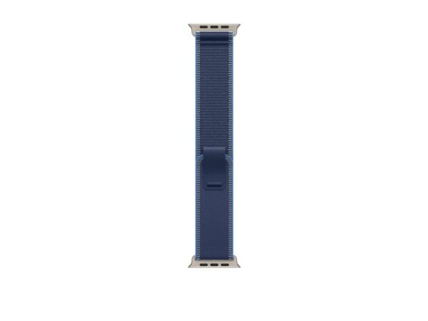 Smartwatch apple watch ultra 3 gps + cellular 49mm natural titanium case  blue - bright blue trail loop -  m - l - Imagen 3