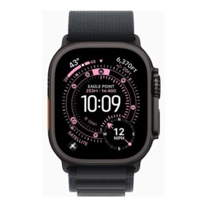 Smartwatch apple watch ultra 3 gps + cellular 49mm black titanium case  black alpine loop -  m