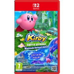 Juego nintendo switch 2 -  kirby y la tierra olvidada nintendo switch 2 edition