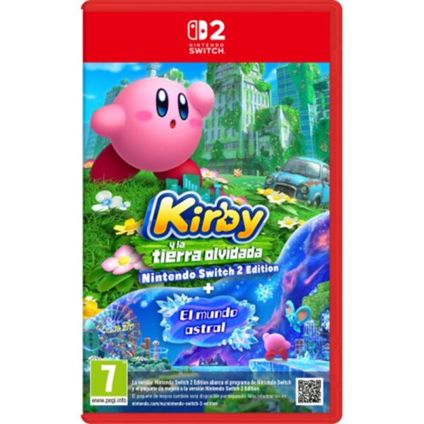 Juego nintendo switch 2 -  kirby y la tierra olvidada nintendo switch 2 edition