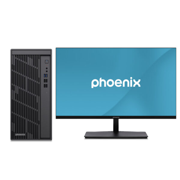 Kit ordenador phoenix core i5 16gb 1tb wpro + monitor prisma 24 pulgadas - Imagen 2