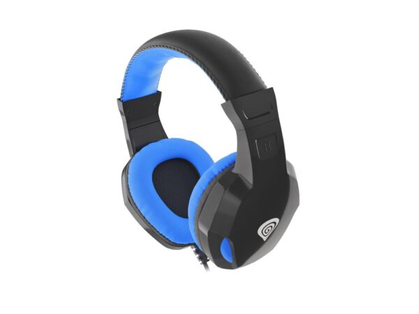 Auriculares gaming genesis argon 100 mini jack azules - Imagen 2