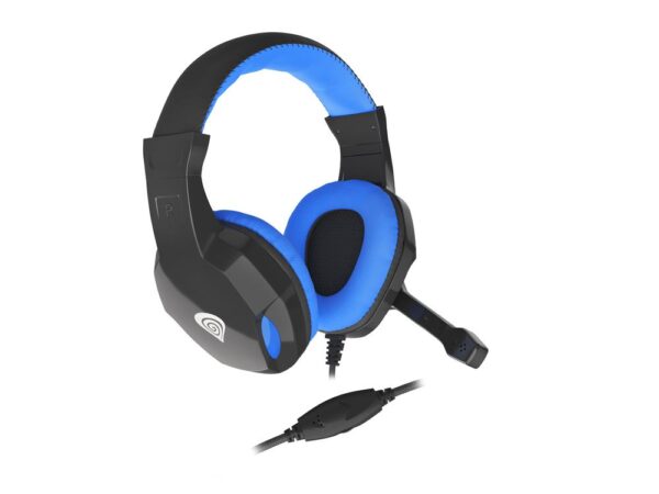 Auriculares gaming genesis argon 100 mini jack azules - Imagen 3