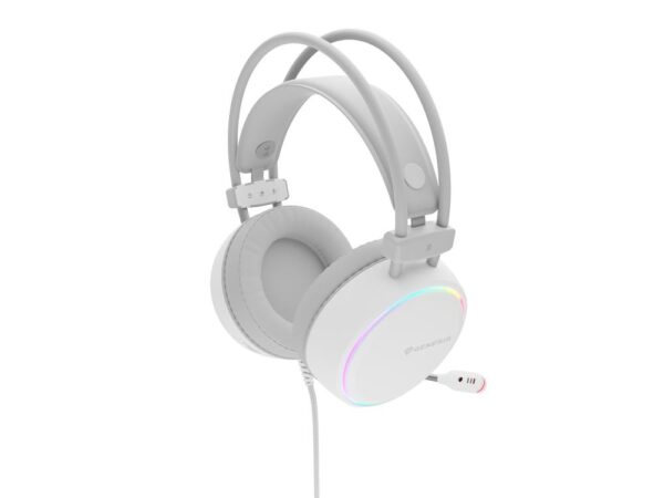 Auriculares gaming genesis neon 613 mini jack usb tipo a blancos - Imagen 3