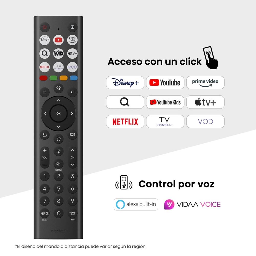 Tv hisense 43 pulgadas qled 4k uhd - 43e7q - smart tv - Imagen 3