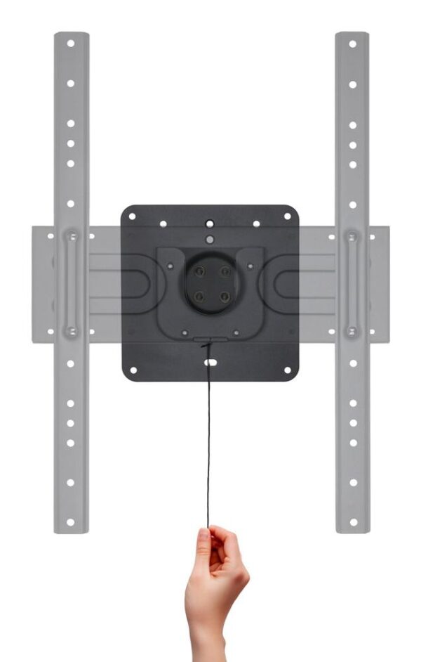 Soporte de pared tooq rotación 360° para pantallas 37 pulgadas -  80 pulgadas negro - Imagen 3