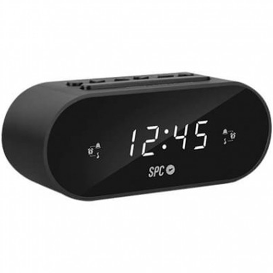 Radio despertador spc frodi negro pantalla led - 2xalarmas config. - 10xmemo.fm - m.sleep