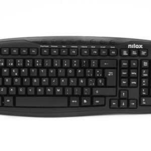 Teclado multimedia nilox usb negro