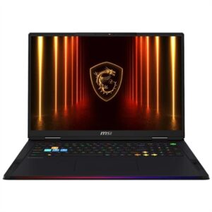 Portatil msi raider 18 hx ai a2xwjg - 459es u9 - 285hx -  64gb -  ssd 2tb -  rtx 5090 24gb -  18 pulgadas uhd+ -  w11h