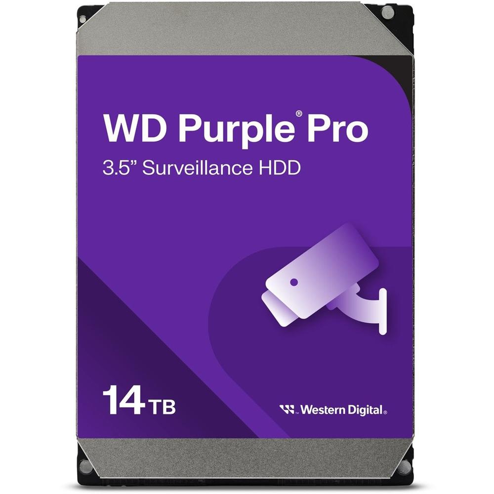 Disco duro interno hdd wd western digital purple pro wd142purp 14tb 3.5 pulgadas sata 6gb - s