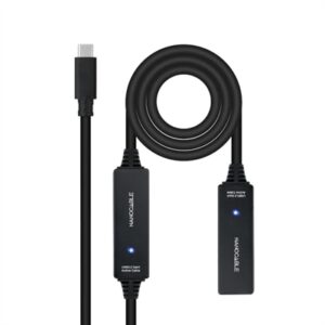 Cable prolongador nanocable con amplificador usb 3.2 gen1 usb - c - m - usb - c - h 10 m