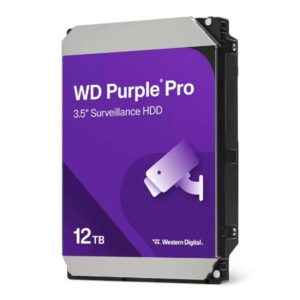 Disco duro interno hdd wd western digital purple pro wd122purp 12tb 3.5 pulgadas sata 6gb - s