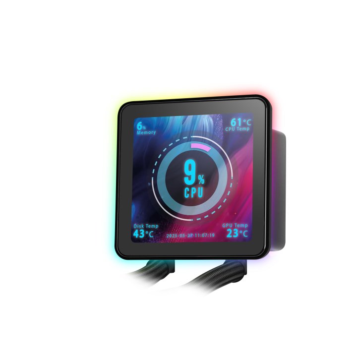 Kit refrigeracion liquida mars gaming mlvisionpro240 argb 2x 120mm negro - Imagen 3