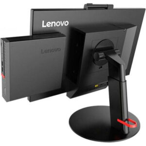 Ordenador combo reacondicionado pc mini lenovo m920x - i5 - 8th - 8gb - 256gb m.2 - windows 11 pro + monitor reacondicionado 24 pulgadas - negro - caja original - sin cable trébol