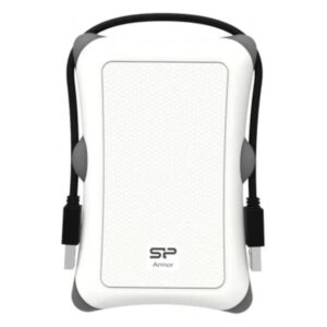 Carcasa silicon power a30 para hdd 2.5 pulgadas blanco