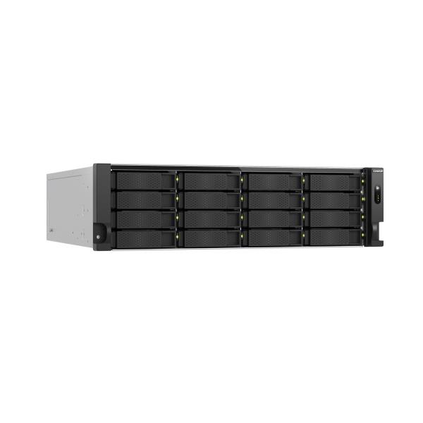 Servidor nas qnap ts - h1677axu - rp - r7 - 32g 16 bahias 3u rack gigabit ethernet - Imagen 2