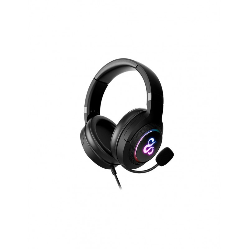 Auriculares gaming newskill sobek rgb 7.1 v2 usb - a microfono virtual negros