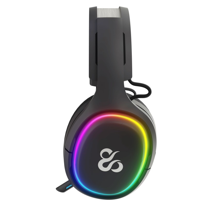 Auriculares gaming newskill aton v2 inalambrico rgb negro - Imagen 2