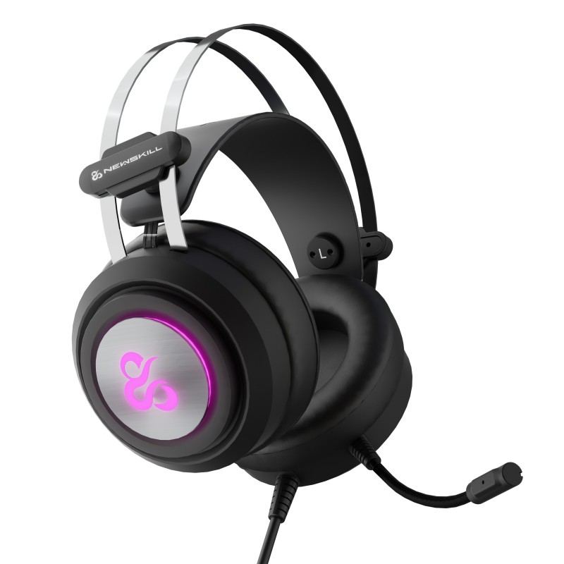 Auriculares gaming newskill drakain v2 rgb negro - Imagen 2