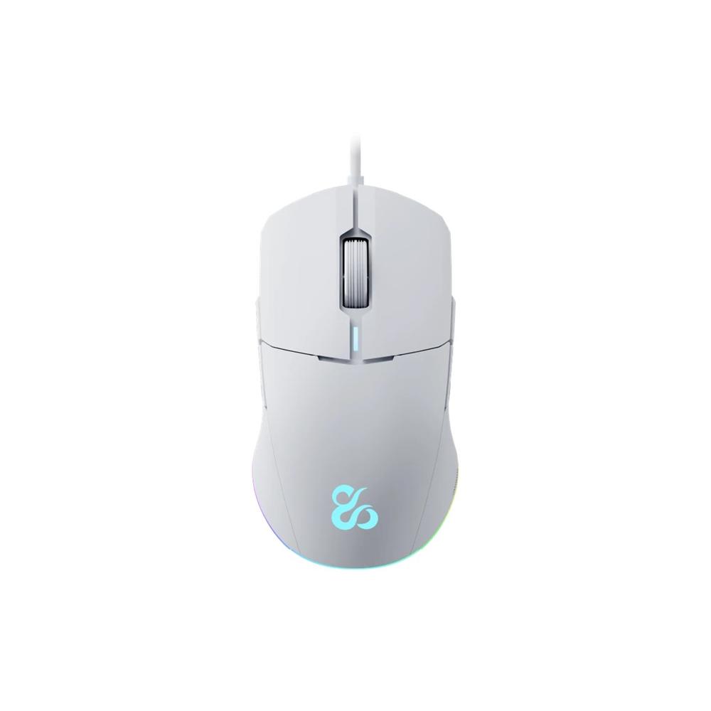 Raton gaming newskill chiron rgb blanco