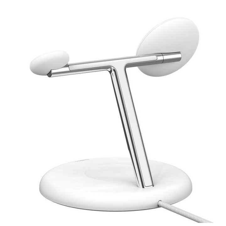 Base de carga inalambrica belkin wiz023vfwh 3 en 1 blanco - Imagen 2