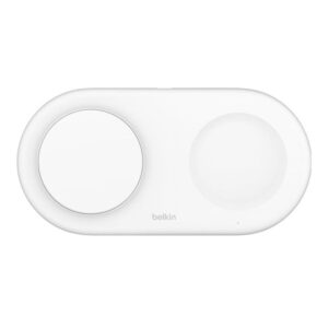 Base de carga inalambrica doble belkin wiz021vfwh blanca