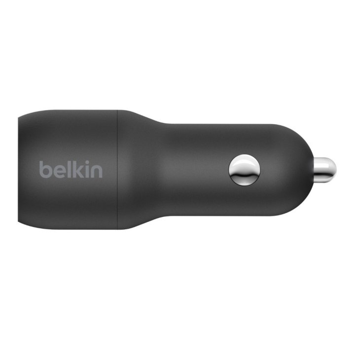 Cargador de coche belkin ccd001bt1mbk 24w 2x usb tipo a + cable lightning a usb tipo a - Imagen 2