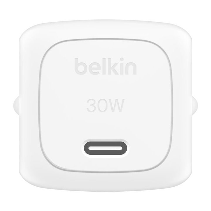 Cargador de pared belkin wca008kq1mwh - b6 30w usb tipo c + cable usb tipo c blanco - Imagen 3
