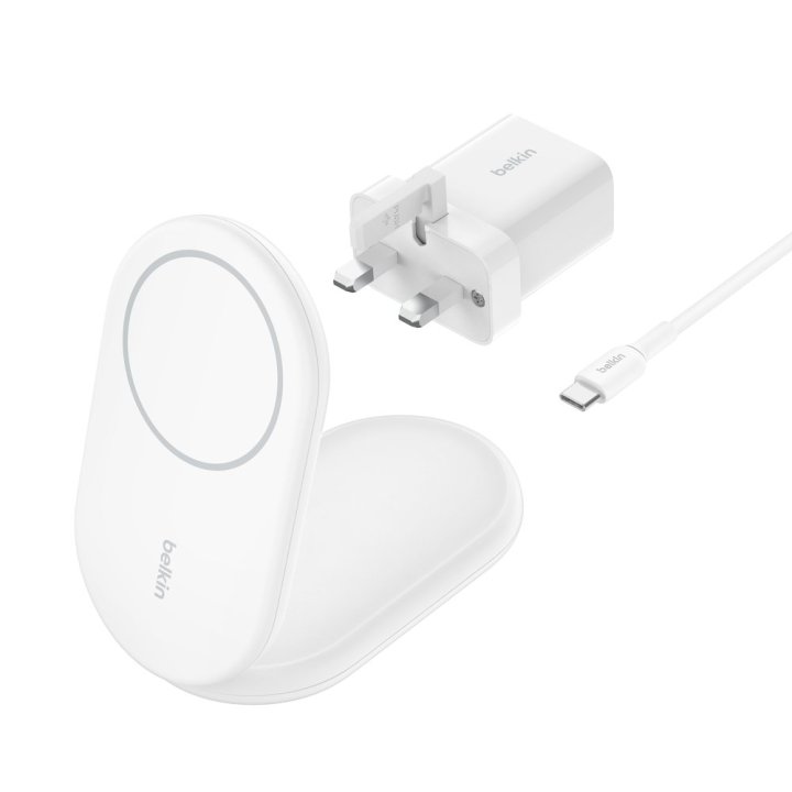 Cargador inalambrico belkin wib007vfwh 15w blanco - Imagen 2