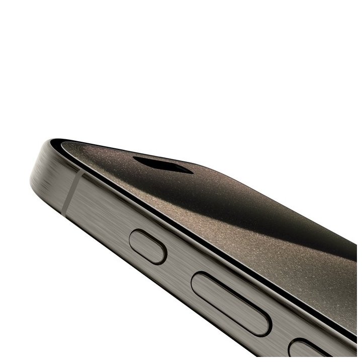 Protector de pantalla belkin ova137zz iphone 15 pro cristal templado screenforce - Imagen 3