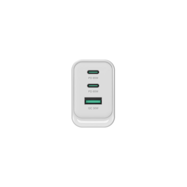 Cargador de pared conceptronic althea21w65 65w 2x usb tipo c 1x usb tipo a blanco - Imagen 3