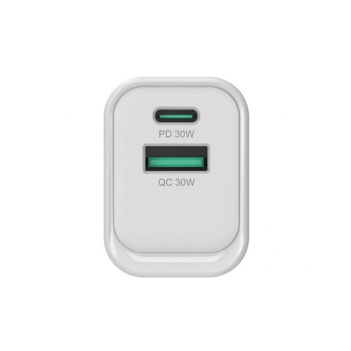 Cargador de pared conceptronic althea1933 33w 1x usb tipo x 1x usb tipo a blanco - Imagen 3